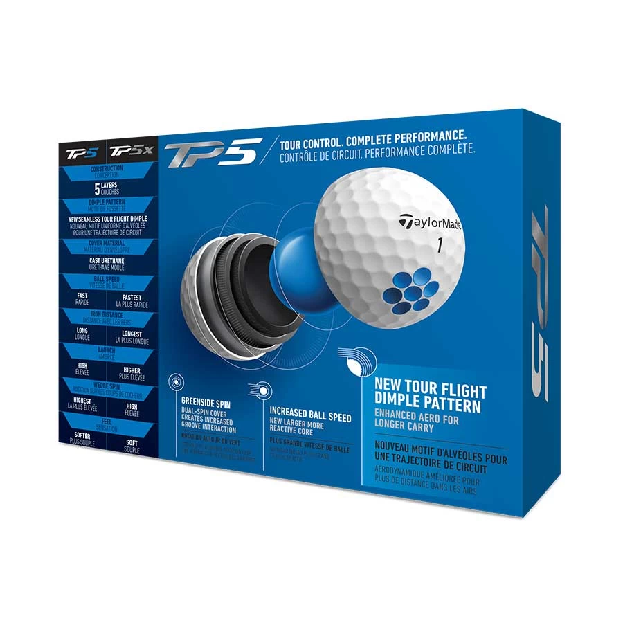 TaylorMade TP5 Mustache Golf Balls 3 TaylorMade TP5 Mustache Golf Balls - Image 3