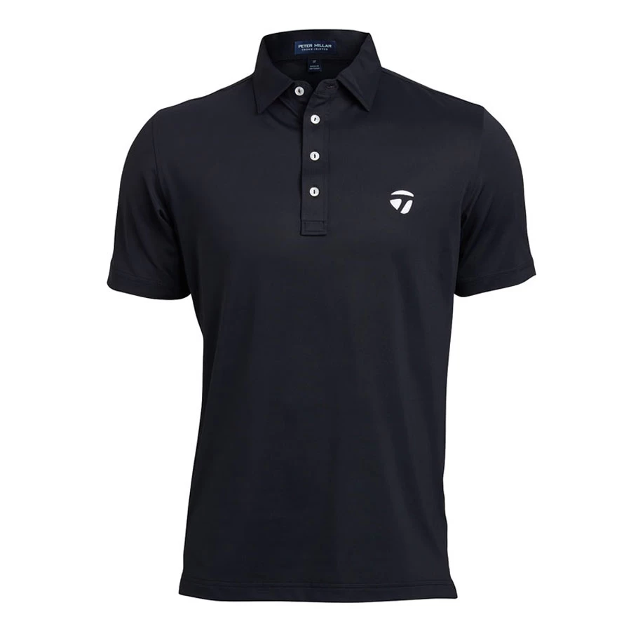 TaylorMade Mesh Polo Kelly Hard Collar 1 TaylorMade Mesh Polo Kelly Hard Collar
