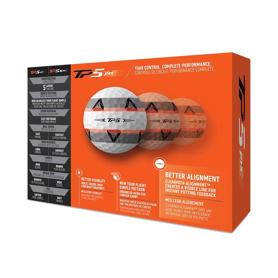 TaylorMade TP5 Pix Golf Balls 3 TaylorMade TP5 Pix Golf Balls - Image 3