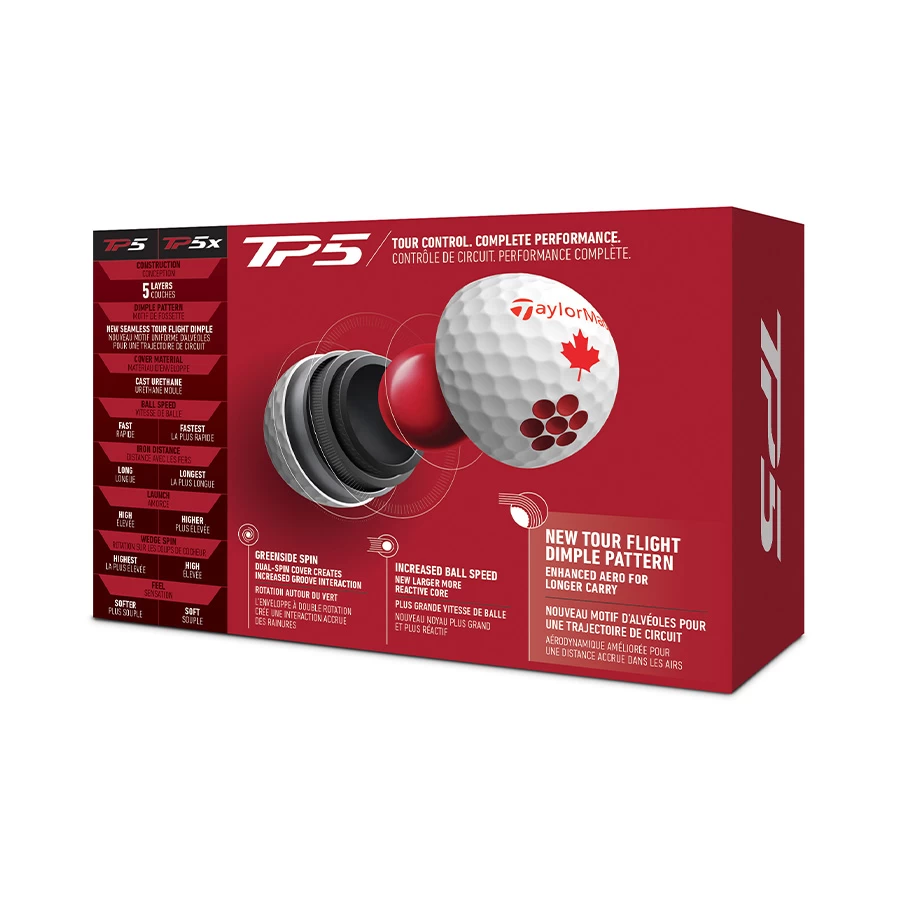 TaylorMade TP5 Canada Edition 6 Pack 3 TaylorMade TP5 Canada Edition 6 Pack - Image 3