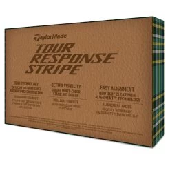 TaylorMade Tour Response Stripe St. Paddy Golf Balls -Golf Equipment Store TA556 zoom D4